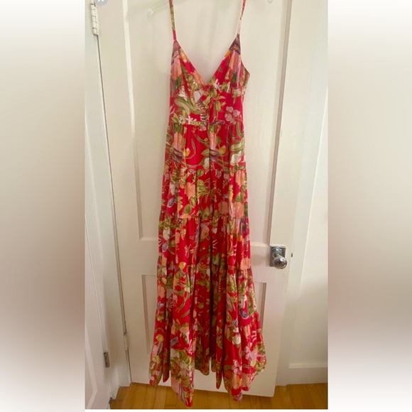 Cara Cara Nathalie Floral Maxi Dress EUC, no flaws noted, beautiful! - Picture 4 of 5